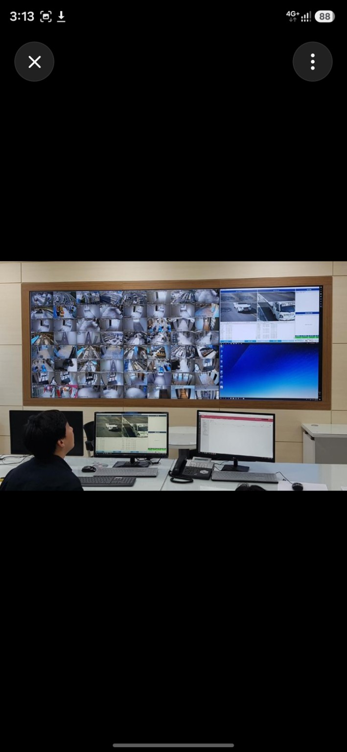 CCTV & Surveillance Monitoring Display